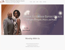 Tablet Screenshot of hebronfellowship.com